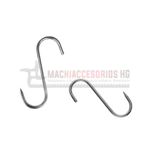 GANCHO EN ACERO FIJO PARA CARNICERIA